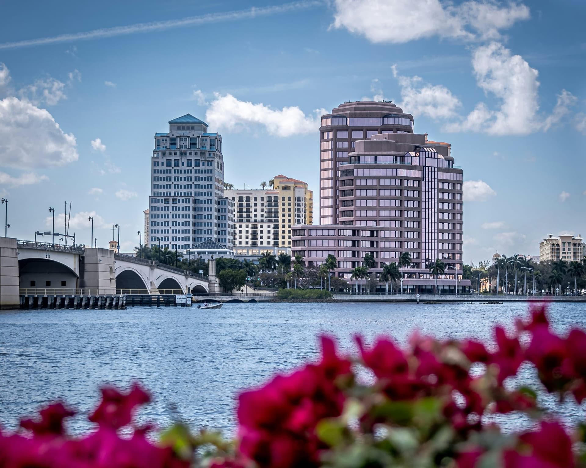 West Palm Beach across the Intracoastal
